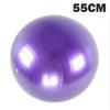 55cm Inflatable PVC Yoga Ball, Exercise Balance Balls for Fitness Gym  Exercise