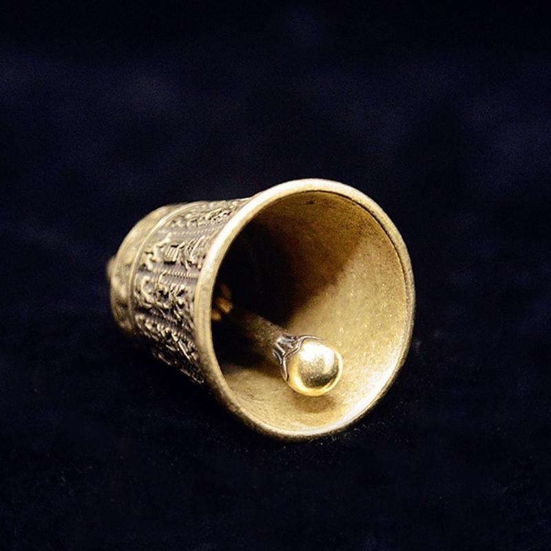 Brass Handicraft Bell Metal Call Bells Alarm Hand Held Service Call Bell Desktop Bell Dinner Bell Brass Christams Bell