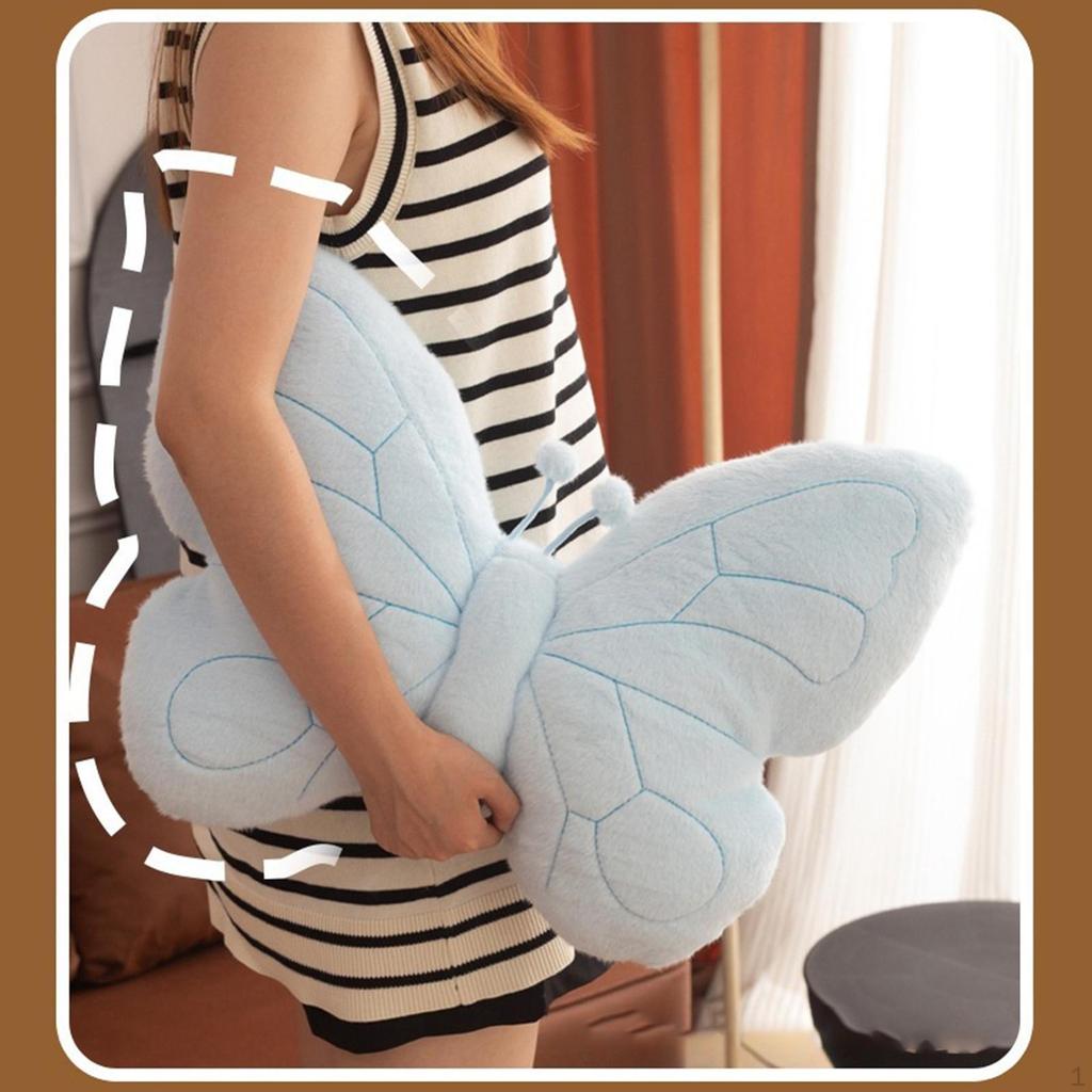 Butterfly Shaped Throw Pillow Animal Birthday Gift Home Decor Decorative Cute for Office