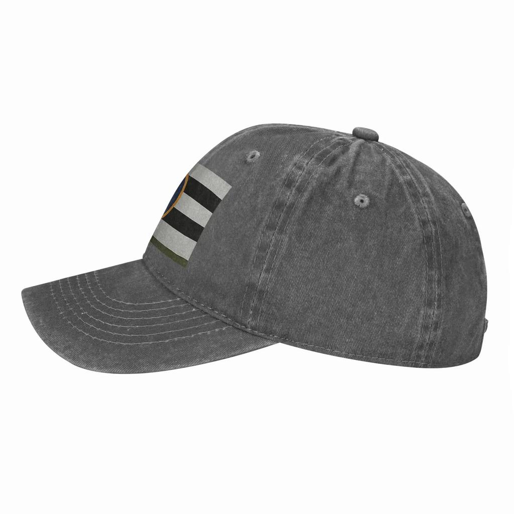 DDay Stripes With RAF Roundel Denim Fabric Cap Casual Baseball Caps Adjustable Hat Summer Unisex Baseball Hats