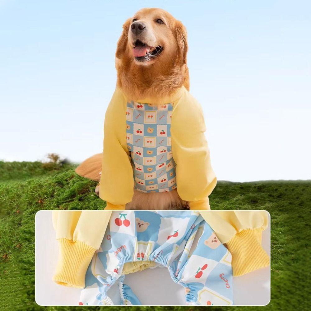 Adjustable Dustproof Dog Pants Breathable Pet Outdoor Coverall Waterproof Dog Pants Strolling