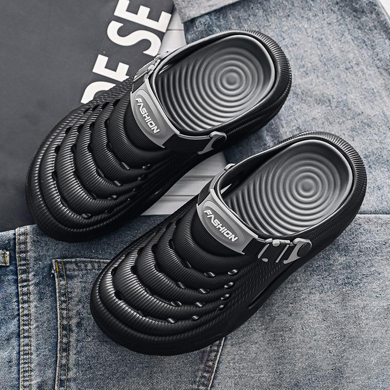 Fashion 2024 New Summer Slippers for Men EVA Soft Soled Indoor Family Slipper Printed Beach Shoes for Men Slipper Sandals Large Size