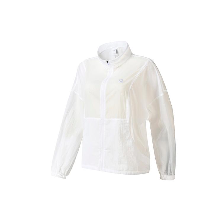 New FILA Athletics Jackets Women's Jade White A11W223702F-WT