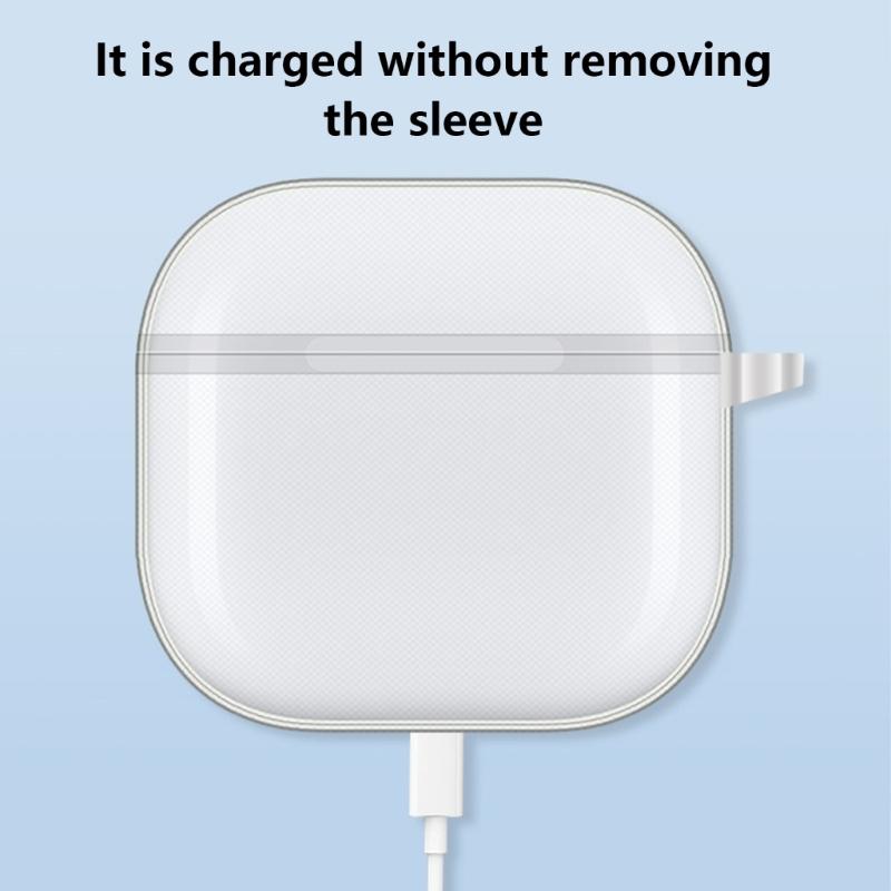 Protective Case Dustproof Water Resistant Guarding Against Everyday Wear Clear Protective Sleeve Suitable for Air Pods 4
