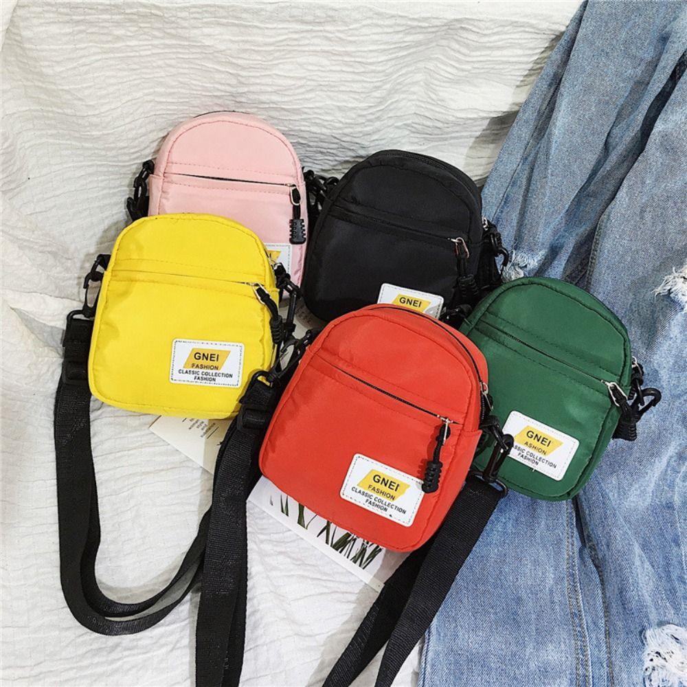 Fashion Women Mini Shoulder Crossbody Bag Trendy Simple Canvas Ladies Phone Bag