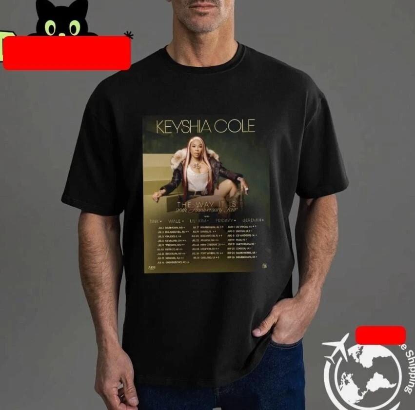 Keyshia Cole The Way It Is 20Th Anniversary Tour Dates 2025 Unisex T-Shirt XXXL