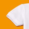 Kinder Weißes Baumwoll-Poloshirt - Kurzarm für Jungen und Mädchen