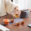 Glass Portable Travel Tea Set Outdoor Kung Fu Tea Set Kuaike Cup Business Gift Souvenir