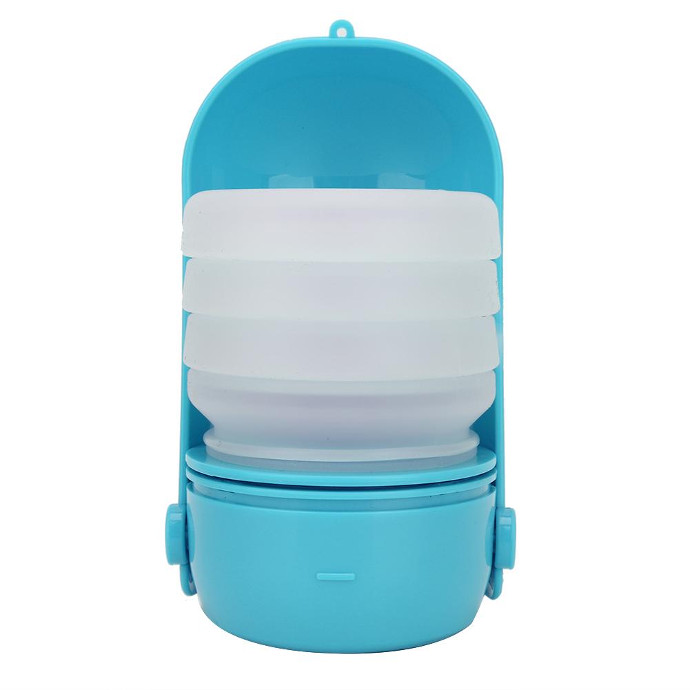 350ml Silicone Pet Outdoor Travel Portable Folding Drinking Water Bottle Kettle for Dogs Cats