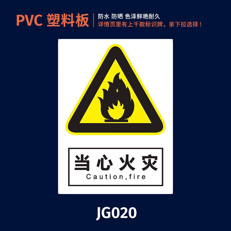 Rectangular PVC Reflective Fire Safety Sign
