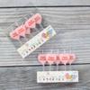 Pink Cute Heart Shaped Confession Valentine's Day Candle Letter Happy Birthday Happy Birthday Candle