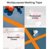 Bandă de Marcaj Exterioară Marcator de Teren Vizibil Rezistent la Intemperii Bandă Multifuncțională Pentru Marcarea Stadionului de Baschet 1 Rulou/2 Role 20m