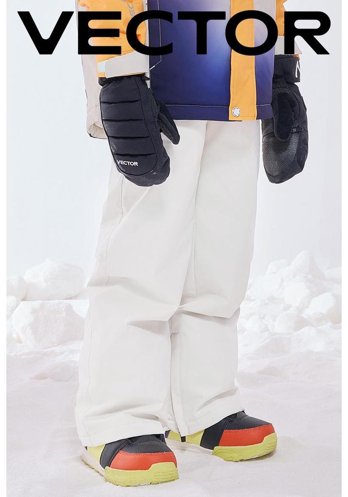 VECTOR Kids' Winter Ski Pants - Thick, Warm, Cold-Resistant for Boys and Girls