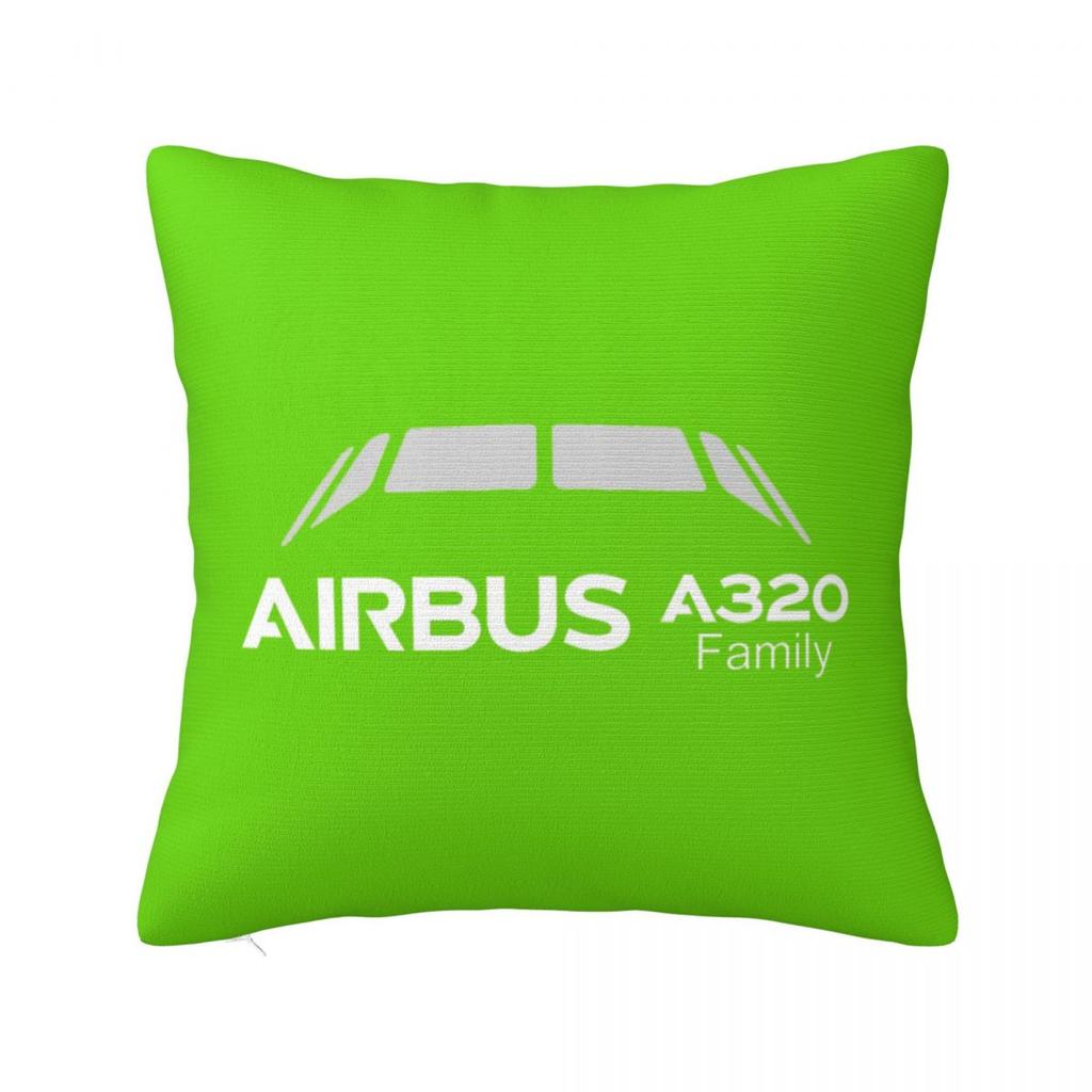 A320 Family Square Pillowcase Cushion Cover Pillow Case Throw Pillow Cover for Home Sofa Living Room