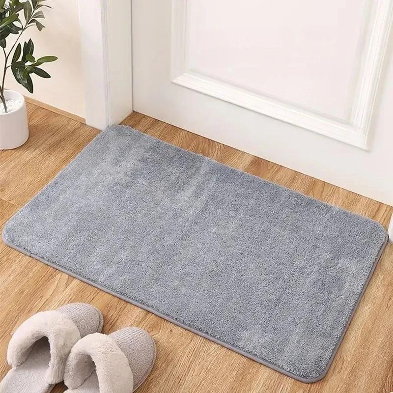 Bathroom absorbent mat quick drying non slip floor mat toilet rug carpet door mat bathroom bedroom carpet