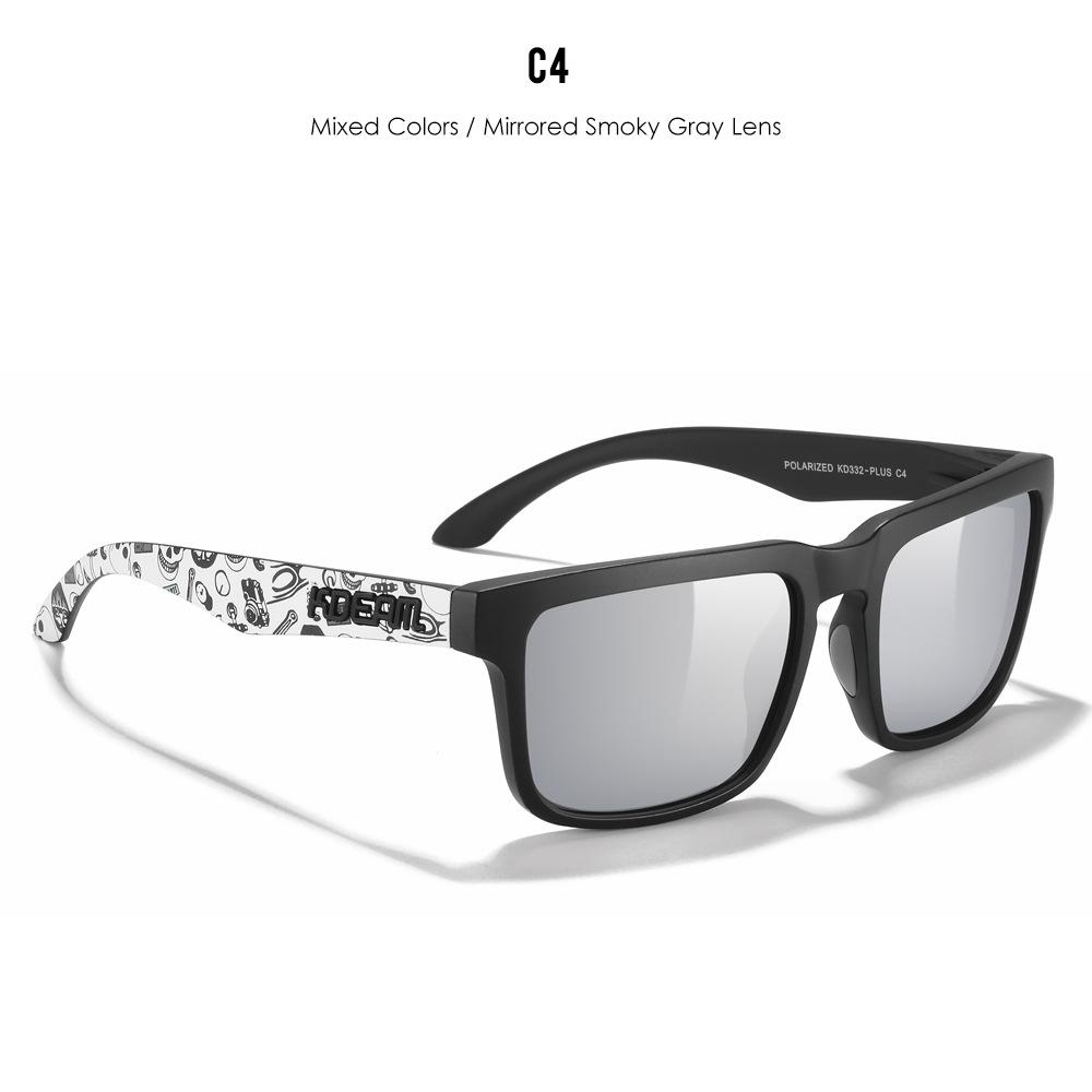 KDEAM Large Size Square Men's Sunglasses Polarized Photochromic Oversized Sun Glasses Fashion Women Shades Upgraded Edition
