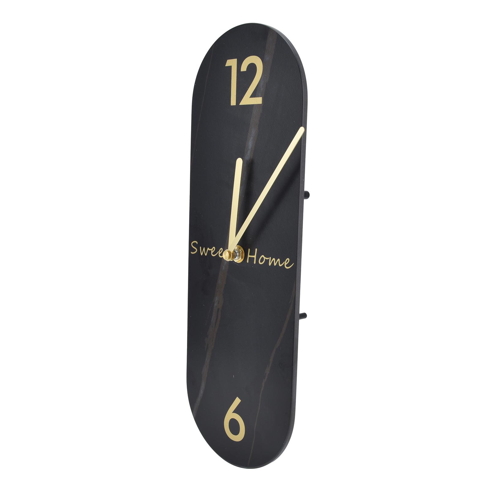 

Modern Wall Clock Innovative Marble Grain Clock with for Home Living Room