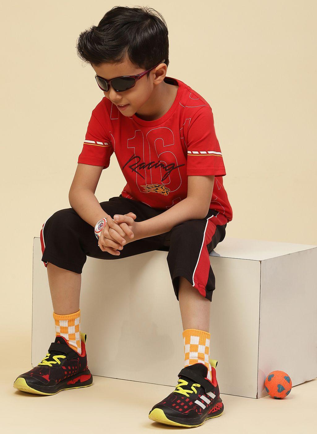 

Monte Carlo Boys Round Neck T-Shirt 32 красный