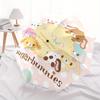 Sugarbunnies, Twins Automatic Open/Close Umbrella-Cute Umbrella with Cute Design, Portable 3-Fold Compact Umbrella for Men & Women, Hallowee