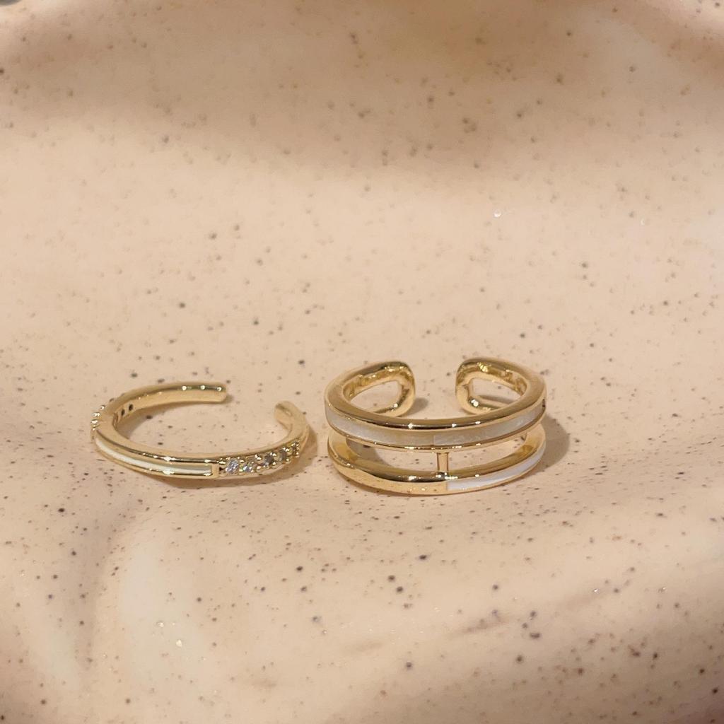 5A Grade Zircon Bauhinia Pattern Open Ring - Luxurious, Versatile, Exquisite Jewelry for Women