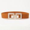 European and American Fashionable Autumn and Winter Elastic Versatile Waist with Diamond Studded Elastic Women's Belt