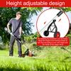 Lawn Mower Support Wheel Weed Trimmer Auxiliary Wheels Adjustable 26mm-28mm Lawn Mower Brush Attachment Garden Tools Accessories