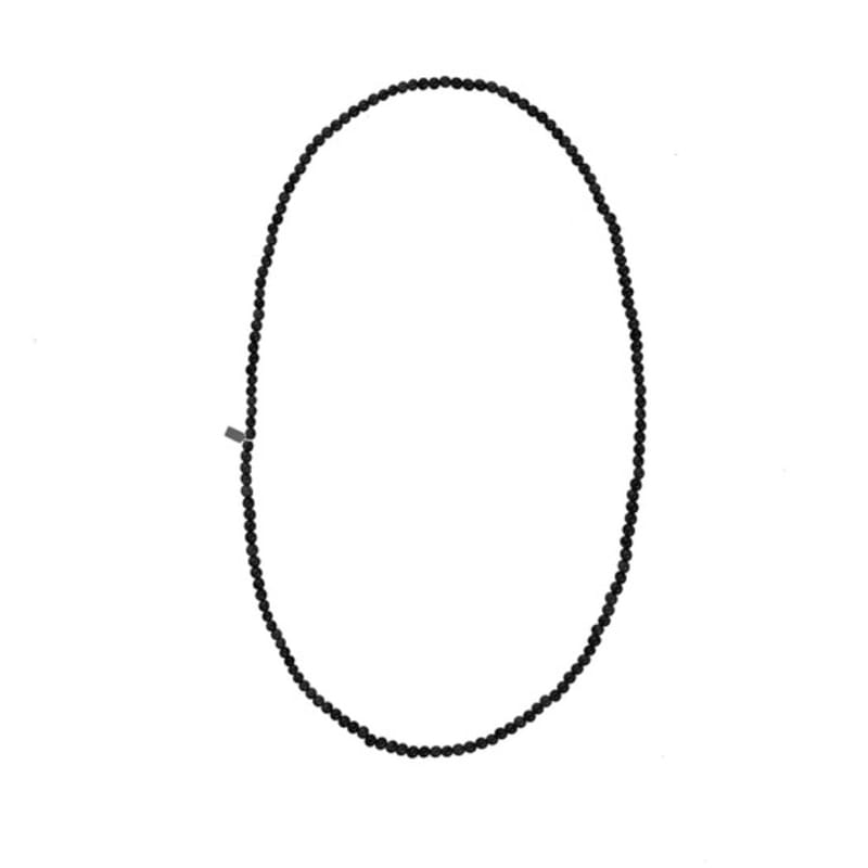 SALTY PEBBLE STPB NECKLACE [BLACK]