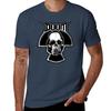Skull Wearing Gas Mask Tshirt Plus Size Quick Dry Sports Tee