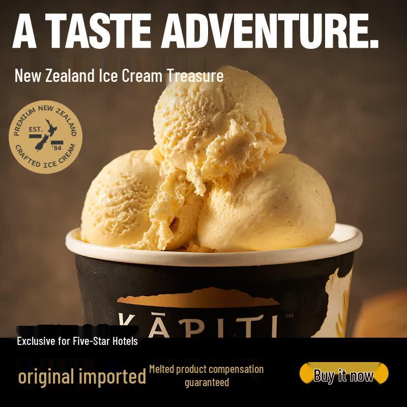 Spitzenklasse Neuseeland Importiertes Eiscreme