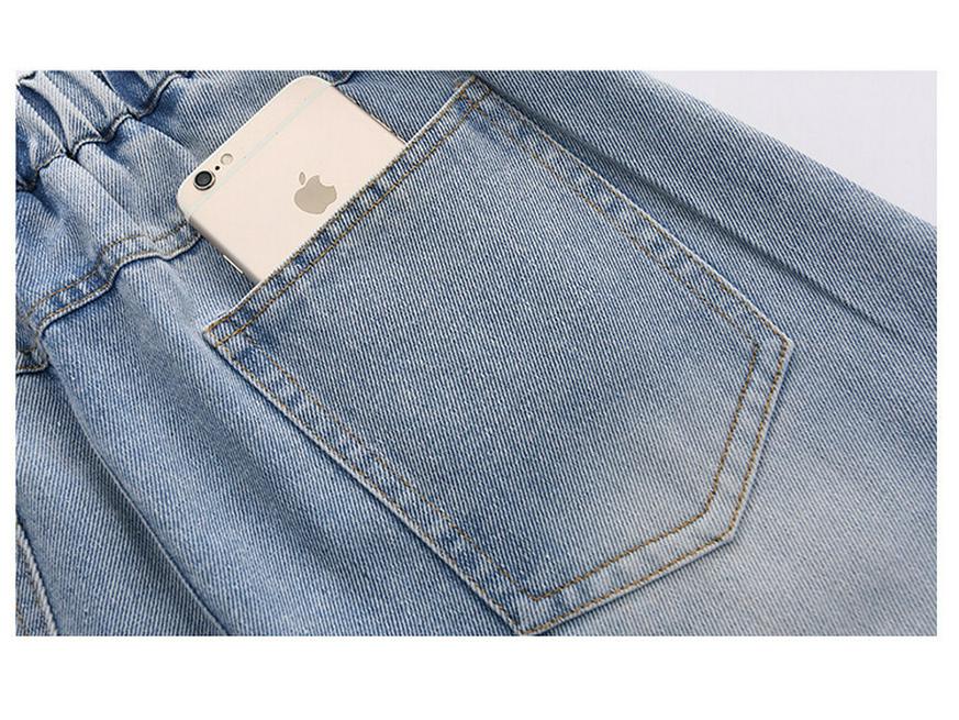 Girls' Stylish Wide-Leg Jeans - Fashionable Straight Pants for Spring & Autumn