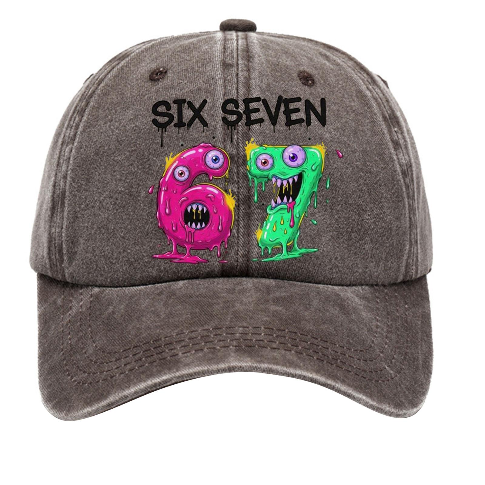 

Baseball with Number Print Distressed Style Adjustable Baseball for Everyday Wear Baseball Unisex Baseball One Size кофейный