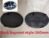 3D crystal Blue car logo modified car logo badges front and rear 160mm for Toyota Highlander Camry RAV4 CHR Avalon Senna hybrid