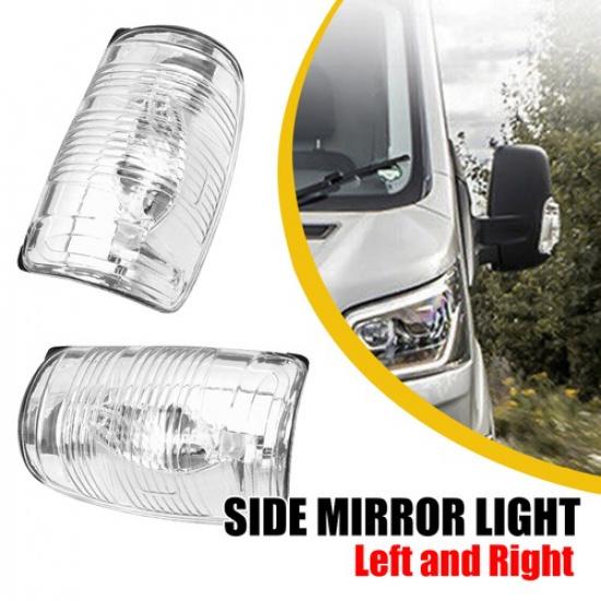 2X Fit 15-21 Ford Side Transit Cargo Mirror Signal Turn Light Left Right Side