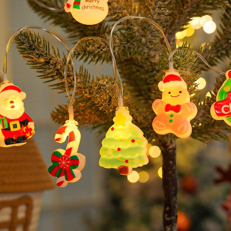 Cute Christmas LED String Lights – Suitable for Christmas Trees, Home Decor, and Parties.