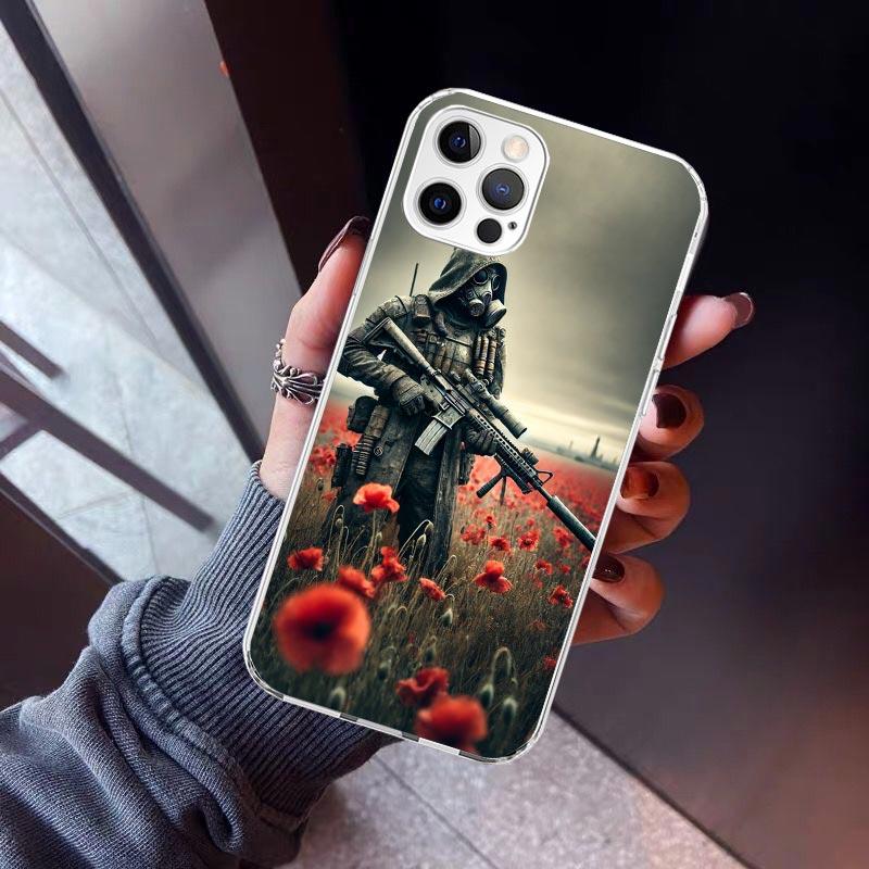 

Game S-Stalker Phone Case For iPhone 17 Air 11 13 Mini 14 15 Plus 16 12 Pro Max 16E SE 7 8 Pattern Soft TPU Back Cover 13 12 Mi iPhone 14 Pro Max