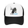 I Just Gotta Be Me Penguin  Mesh Golf Hat Caps Outfits for Women Men Adjustable Baseball Cap Mesh-Back Summer Outdoor Caps
