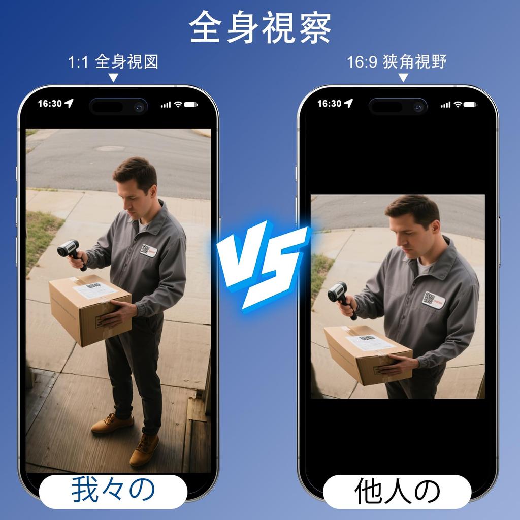 Wireless No Installation Required HD Angle Smart Video Doorbell with Months of Battery Life On a Single Motion Detection IP66 Dustproof Compatible