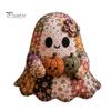 Entspannendes Wochenend-DIY-Aktivität Halloween-Geist Patchwork-Set, Niedliches Puppen-Nähset mit vorgeschnittenen Dekormusterstoffen, Herbstferien-Basteln