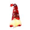Christmas Gnome LED Lighted Star Hat Christmas Decoration Hanging Leg Gnome Doll Xmas Festive Ornament Gift Decor