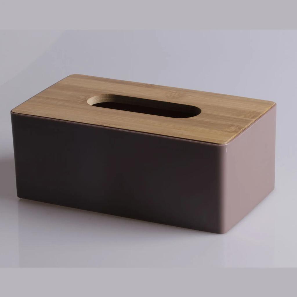 High Quality Tissue Box Napkin Holder Case Paper Box Container Bamboo Cover Solid Wood El Storage Box Home Table Decoration