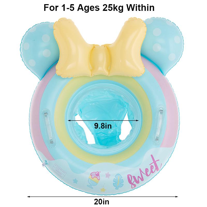 Rooxin Baby Schwimmring Schlauch Aufblasbarer Schwimm-Sitzring Für Kind Kind Schwimmkreis Schwimmhilfe Schwimmbad Wasserspielzeug
