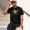 JPS JOHN PLAYERf1 Logo Heavyweight Retro Printed Pattern Fun Round Neck T-shirt for Daily Comf