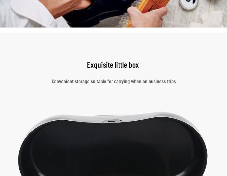 4-in-1 Portable Electric Shoe Polisher and Leather Care Kit