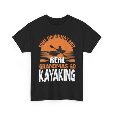 Real Grandma Go Kayaking T-Shirt, Kayak Granny Sport Funny Women Shirt