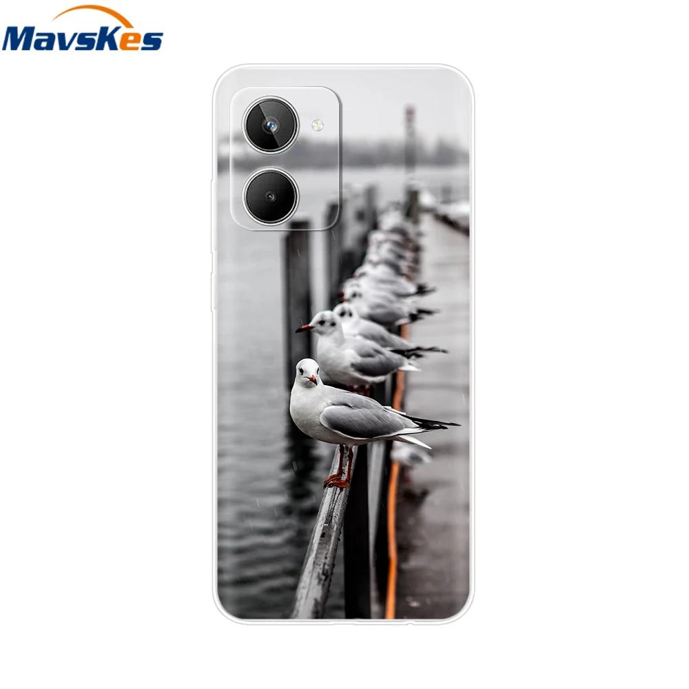 Mobile Phone Bag Case For Realme 10 4G Case For Realme 10 Pro Cover Soft Silicone Bumper For OPPO Realme 10 Realme10 Pro Plus