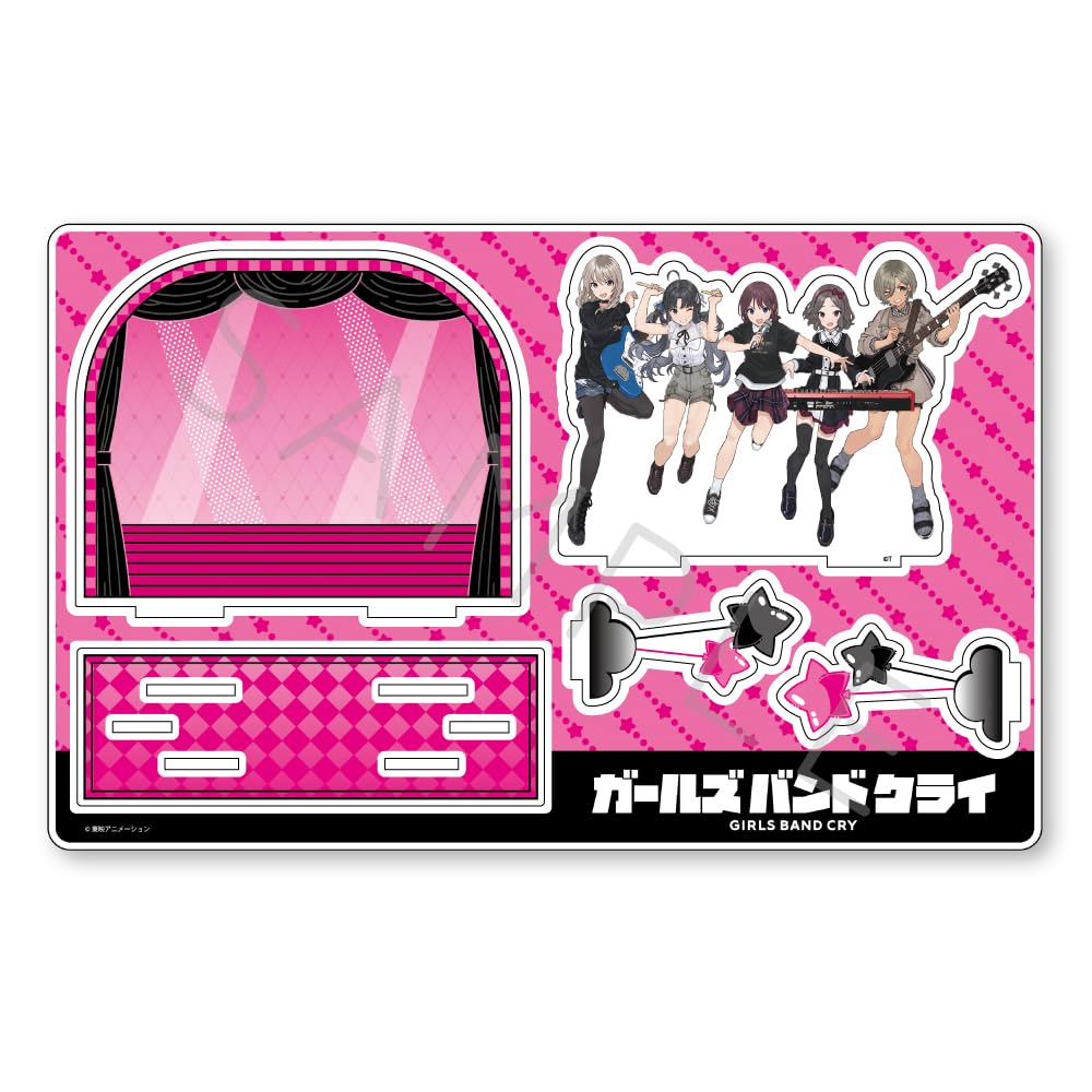 TV Anime  Girls Band Cry  [Thornless Togeari] 5th Edition Big Acrylic Stand ZM