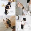 Minimalist Unisex Quartz Watch With Leather Strap For Casual Wear