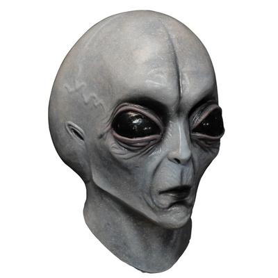 Realistická maska lebky mimozemšťana UFO na Halloweenskou párty, cosplay rekvizity