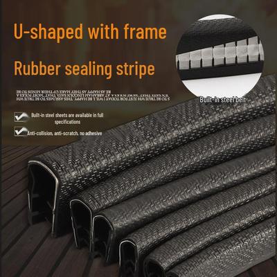 U-Shaped Rubber Edge Guard: Protective, Cut-Proof Sealing Strip for Metal and Cable Trays