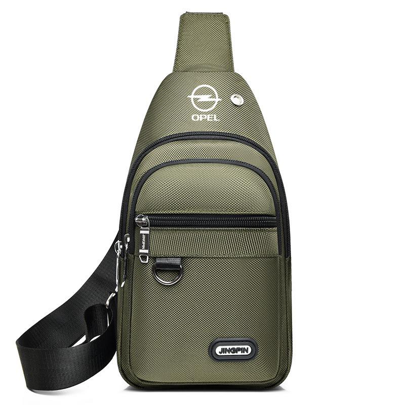 Leisure Car Small Backpack One-shoulder Messenger Bag Chest Bag For Opel Astra H G J Insignia Mokka Zafira Corsa Vectra B C D